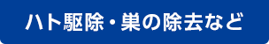 ハト駆除・巣の除去など